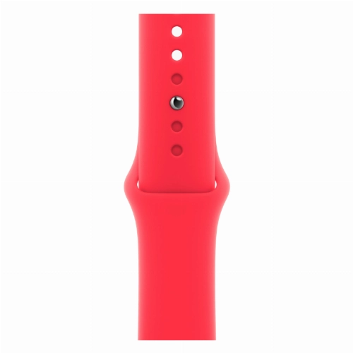 Apple Watch Series 9, 45 мм, корпус из алюминия цвета (PRODUCT)RED, спортивный ремешок цвета (PRODUCT)RED, размер S/M
